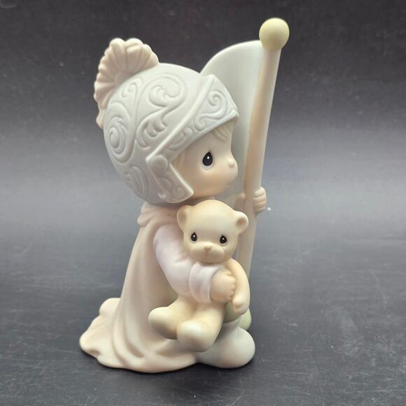 Precious Moments Knight Soldier Figurine 1992 This Land is Our Land - Picture 2 of 6